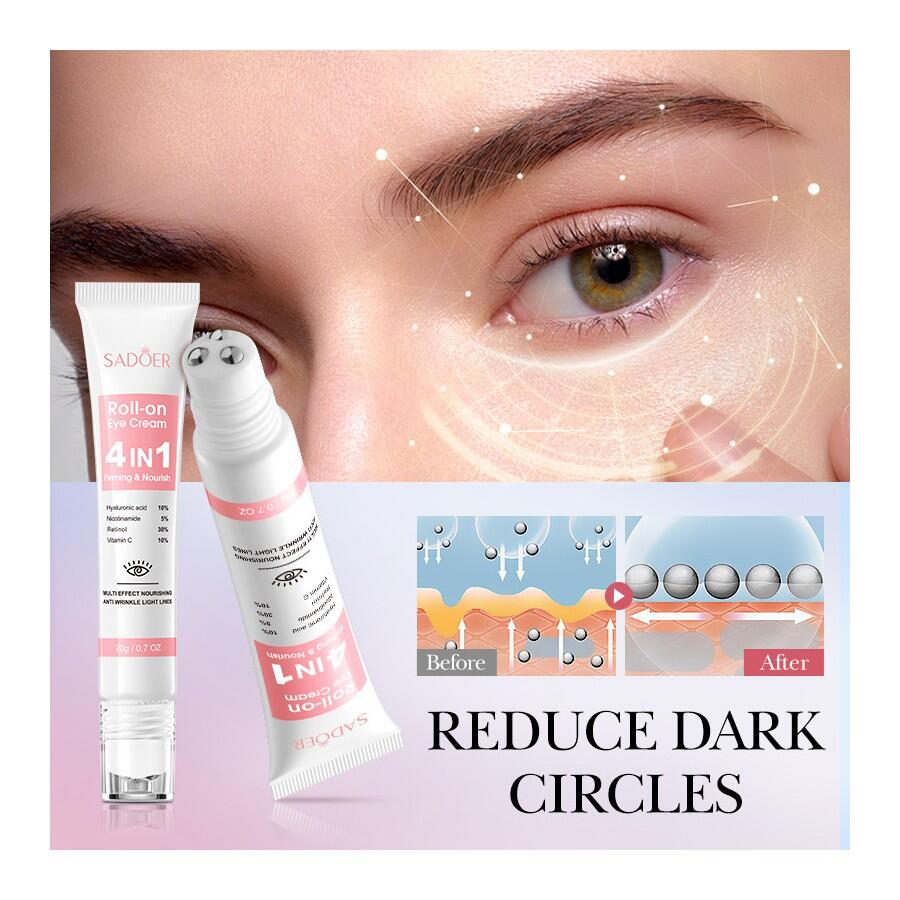 Roll-on Eye Cream 4 en 1 – Rejuvenece tu mirada en segundos